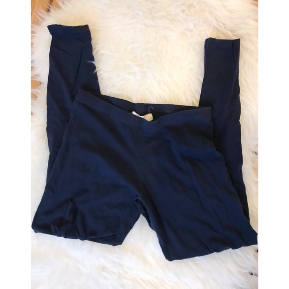 Forever 21 Navy Cotton Leggings - Picture 2 of 3
